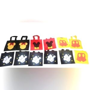 Mickey Goodie Bags 8"x8" and Straws.